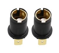 Be In Your Mind 2 Piezas Portalámparas de Luz Lateral 170790 para 6V/12V/24V Ba9s 989/233 Portalámparas de Lámpara A Presión para Automóviles Motocicletas Scooters Conjuntos de Iluminación