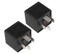 Be In Your Mind 2 relés automotrices de 4 pines 5M5T 14B192 CA V23136-B1-X66 para ventiladores de aire acondicionado de coche, faros compatibles con Ford Mondeo, Fiesta, Focus Transit, 2 unidades