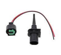 Be In Your Mind 2 sensores de Temperatura del Aire Ambiente y Cables de Enchufe 61138365340 61130005199 65816905133 compatibles con BMW Mini Sensor de Temperatura Ambiente Exterior