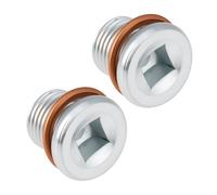 Be In Your Mind 2 Tapones de Cárter M16 X 15 Mm con Junta 016393 4418098 Compatible con Nissan Qashqai 2013-2024