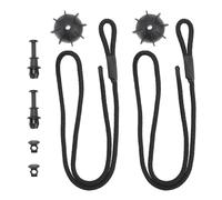 Be In Your Mind 2 Uds. Cordones para Estante de Paquetes de Coche Cuerdas para Estante Trasero con Soportes de Clip Compatible con Audi A3 Q2 Q3 Q5 OEM 1K6863447A/1M6867574A