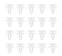 Be In Your Mind 20 clips de repuesto para tarjetas de puerta de coche 1552662 1208973 compatibles con Ford Fiesta Fusion clips de plástico para tarjetas de puerta delantera, color blanco