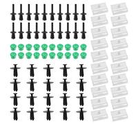 Be In Your Mind 20 Juegos de Clips para Faldón Lateral Ojales de Moldura Compatible con BMW Serie 3 E32/E36/E46/E90/E91 51711932996/51118174185 / 5111014103