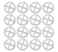 Be In Your Mind 200 Piezas 2 Mm Reutilizable Sistema de Nivelación de Azulejos Cruzados Espaciador Clips de Plástico Herramientas de Mosaico Extraíbles para Espaciar Azulejos de Piso O Pared