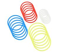 Be In Your Mind 20pcs Juego de Bloques de Construcción con Sujeción de Goma para Cinturón 2x2 3x3 4x4 5x5 Bloques de Construcción Bandas de Goma Compatible con Lego 85543 85544 85545 Y 85546