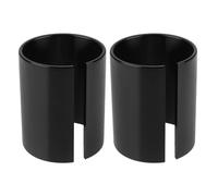 Be In Your Mind 2PCS Adaptador de Cuña de Vástago Sin Rosca de Aleación Aluminio de 1-1/8" A 1" 28,6 Mm A 25,4 Mm Reductor Tubo de Dirección de Horquilla Delantera para Actualizaciones