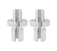 Be In Your Mind 2X Ajustador de Tornillo de Línea de Cable de Freno y Embrague M10x1.25 Perno de Ajuste del Acelerador para Motocicleta Bicicleta Scooter ATV Plateado