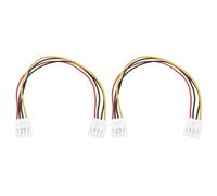 Be In Your Mind 2X Cable de Alimentación de 20 Cm para Unidad de Disquete Adaptador de Cable de Alimentación de 4 Pines A 4 Pines para Placa Base de Unidad de Disquete de 3,5 Pulgadas
