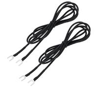 Be In Your Mind 2X Cable de Tierra para Tocadiscos de 1 M con Terminales de Horquilla de 5 Mm Cable de 22 AWG