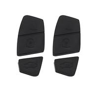 Be In Your Mind 2X Car 3-Botones Remote Key Case Pad Repair 3 Botones Key Fob Reemplazo Botón Pad Negro Compatible con KA MK2