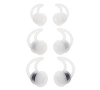 Be In Your Mind 3 Pares de Auriculares de Repuesto de Silicona para Auriculares con Aislamiento de Ruido, Compatible con Bo-se QC20 QC20i SoundSport SIE2i IE2 IE3 Auriculares Blancos S M L