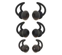 Be In Your Mind 3 Pares de Auriculares de Repuesto de Silicona para Auriculares con Aislamiento de Ruido, Compatible con Bo-se QC20 QC20i SoundSport SIE2i IE2 IE3 Auriculares Negros S M L