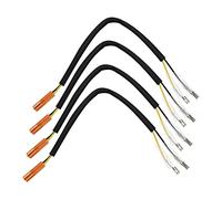 Be In Your Mind 4 adaptadores de cableado de señal de giro compatibles con Honda Plug Adapter Cable adaptador de señal de giro de motocicleta Aprox. 22,5 cm