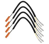 Be In Your Mind 4 adaptadores de cableado de señal de giro compatibles con Kawasaki Plug Adapter Cable adaptador de señal de giro de motocicleta Aprox. 22,5 cm