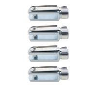 Be In Your Mind 4 horquillas M6 largas con pasador de resorte, rosca derecha, cilindro de aire, extremo hembra, conector en Y, 43 mm de longitud