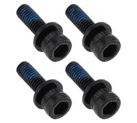 Be In Your Mind 4 Piezas M6x18mm Pernos de Pinza de MTB Pernos Adaptadores de Pinza de Freno de Disco Hidráulico para Bicicleta Compatible con Bicicleta Shimano Longitud Total 25 Mm Negro