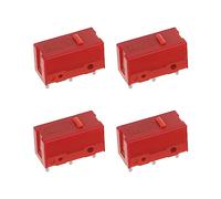 Be In Your Mind 4 Uds GM4.0 Interruptor de Ratón 60 Millones de Veces GM 4,0 Ratón para Juegos Micro Interruptor Accesorios de Computadora 12,8x5,8x6,5mm 25gf Min Rojo
