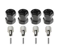 Be In Your Mind 4 unids 12mm RC cubo de rueda hexagonal extensores 15mm extensión Hex Drive adaptador combinador acoplador para 1/10 control remoto coche orugas