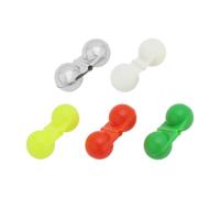 Be In Your Mind 40 Uds. Campanas de Pesca Dobles Aparejos de Pesca Campanas Gemelas Atractor de Pesca Cuentas de Campana Campanas de Alarma de Pesca para Atraer Peces Pesca en El Mar