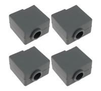 Be In Your Mind 4x Fundas Protectoras de Silicona para Hotend de Impresora 3D Compatible con Anycubic Kobra 3 Compatible con Kobra 3 Combo Color Gris