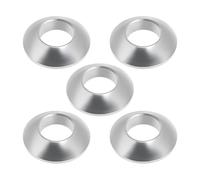 Be In Your Mind 5 Arandelas de Bola M8 de Acero Inoxidable Cromado de 17 Mm de Diámetro Exterior Compatibles con La Fijación de Molduras de Cuero en Puertas de Coche.