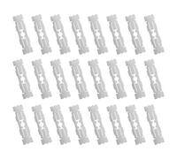 Be In Your Mind 50 Piezas Clips de Moldura para Canalón de Lluvia para Techo de Coche Sujetadores de Tiras Embellecedoras de Puerta 191853733A 31x8mm de Plástico Blanco
