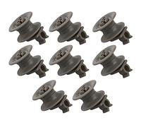 Be In Your Mind 8 ruedas de rodillo superior para escurridor de platos 4581DD3002A compatibles con LG LDF6920BB LDF6920ST piezas de repuesto de plástico para estante de lavavajillas