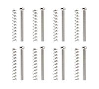 Be In Your Mind 8 unids 3x30mm Humbucker Pickup Tornillos Spings Guitarra Eléctrica Doble Bobina Recogida Marcos Kit Anillo Envolvente Montaje Piezas de Guitarra Plata