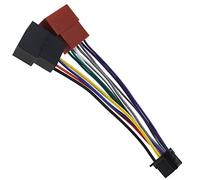 Be In Your Mind Adaptador de Conector de arnés de cableado de Radio estéreo para Coche, Puerto de 16 Pines a Mini ISO de 8 Pines, Cable de cableado Compatible con Sony