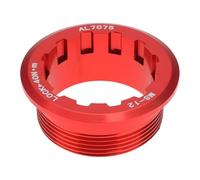 Be In Your Mind Anillo de Bloqueo de Cassette de Bicicleta Compatible con Shimano Micro Spline 12 Velocidades M7100 M6100 M8100 Rojo