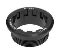 Be In Your Mind Anillo de Bloqueo de Cassette de Bicicleta Compatible con Shimano Micro Spline 12 Velocidades M7100 M6100 M8100 Negro