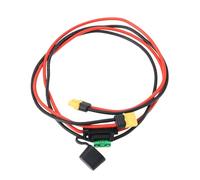 Be In Your Mind Cable de extensión XT60 de 12 AWG XT60 macho a hembra, cable conector con fusible de 30 A para bicicletas eléctricas, drones, aviones, modelos de coches, cargador de batería, 1 m