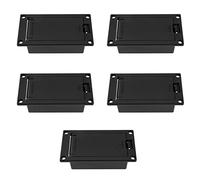 Be In Your Mind Caja de soporte de batería para pastilla de guitarra, PP3 9V, soporte de plástico, caja de receptor de batería para guitarra, bajo, accesorios de repuesto, negro