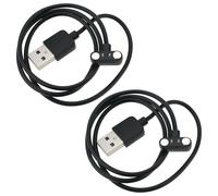 Be In Your Mind Cargador Magnético de 2 Piezas Compatible con Radley El Cargador de Reloj Inteligente Serie 11 con Forma de T 2 Pines 4,0 Mm Cables de Carga de 60 Cm Color Negro