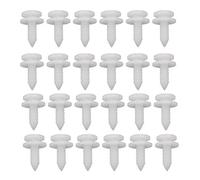 Be In Your Mind Clips de montaje para panel de coche, 50 unidades, 3B0867333, sujetadores de moldura interior, color blanco, compatible con Passat B5 Transport T5