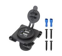 Be In Your Mind Doble Cargador USB Socket de Doble Puerto Toma de Corriente 5V 1A/2.1A Carga rápida para teléfono Tablet GPS 12V vehículo Motocicleta RV Caravana Caravana Barco yate