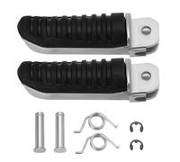 Be In Your Mind Estriberas delanteras de aluminio negro para motocicleta, delanteras derecha e izquierda, compatibles con Suzuki GSF600 Bandit 1996-2000 GSXR1100 1989-1998