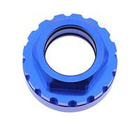 Be In Your Mind Herramienta de Extracción del Adaptador del Anillo de Bloqueo del Plato Compatible con Shimano Enchufes de Extracción de Bicicletas de Aleación de Aluminio 12 Velocidades Azul