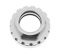 Be In Your Mind Herramienta de Extracción del Adaptador del Anillo de Bloqueo del Plato Compatible con Shimano Enchufes de Extracción de Bicicletas de Aleación de Aluminio 12 Velocidades Gris