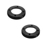 Be In Your Mind Kit de 2 pernos de manivela para bicicleta, aleación de aluminio negro, cubierta lateral M30, compatible con sistema SRAM Dub, tapa de montaje de brazo de manivela