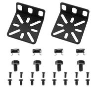 Be In Your Mind Kit de montaje en rack ajustable para interruptor, distancia de agujero ajustable de 13 a 35 mm, compatible con Buffalo Tech de 17.3 pulgadas, compatible con Cisco de 45 x 44.5 x 25