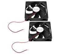 Be In Your Mind Ventiladores de Refrigeración de Turbina con Cojinetes en Miniatura de 12V Y 12025 CC 2 Unidades 120x120x25mm Sin Escobillas con Cojinetes Que Contienen Aceite 2 Pines con Terminal