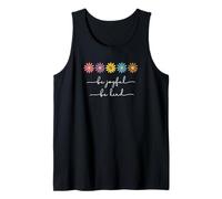 Be Joyful Be Kind Kindness Quote Cute Daisy Cute Teacher Camiseta sin Mangas