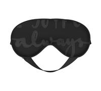 Be Joyful - Máscara de caligrafía para dormir para hombres y mujeres, máscara para dormir con correa fácil de ajustar, cubierta nocturna para ojos para viajes