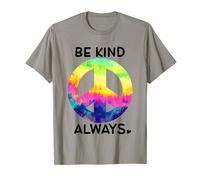 Be Kind Always Shirt,Tie Dye Peace Sign Rainbow Kindness Camiseta