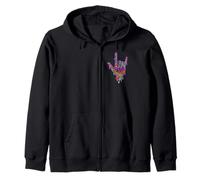Be Kind ASL Lenguaje de señas | Retro Groovy - Melting Art Sudadera con Capucha