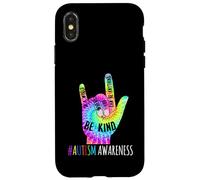 Be Kind ASL Love Sign Language Hand Autism Awareness T-Shirt Carcasa para iPhone X/XS