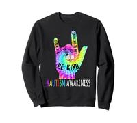 Be Kind ASL Love Sign Language Hand Autism Awareness T-Shirt Sudadera