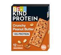 BE-KIND | Barra de proteína con mantequilla de maní crujiente | 12 x 50 g