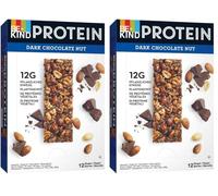 Be-Kind Barrita de proteínas con doble chocolate negro y frutos secos, 50g (Paquete de 2)